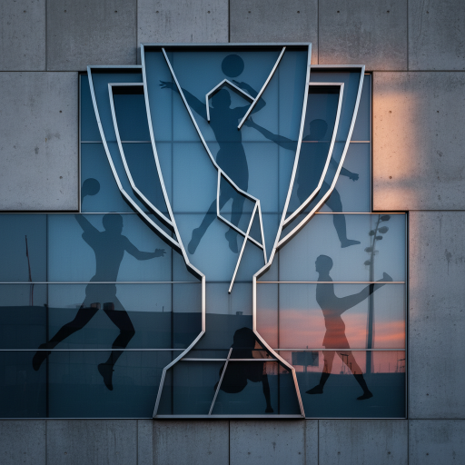 A symbolic urban detailed close-up for Sporthalle Hamburg (Hamburg). NO TEXT, NO SIGNAGE, NO NUMBERS. Professional photography.